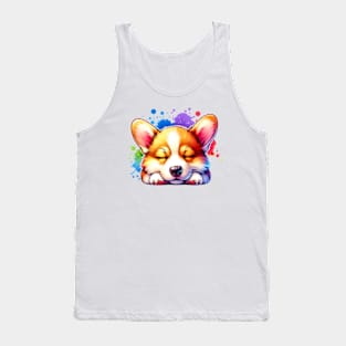 Dreamy Corgi Bliss Tank Top